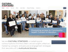 Tablet Screenshot of cultural-strategies.com